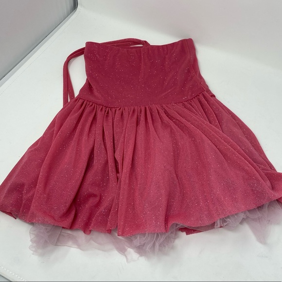 LES TOUT PETITS**Sparkly Pink Dress**Size 4 $146 - Picture 4 of 5